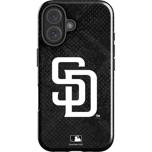 MLB San Diego Padres Dark Wash iPhone 16 Plus Impact Case